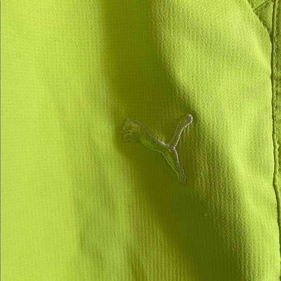 Puma Men's Bright Lime Shorts size W28 - Picture 3 of 5